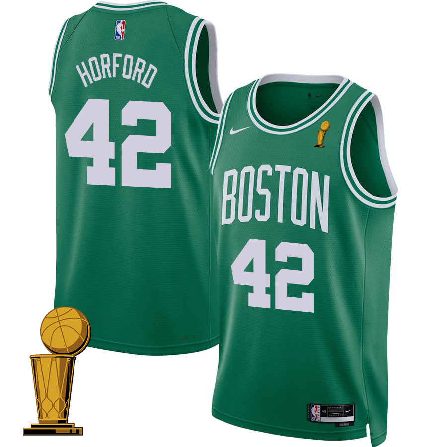 Al Horford 42 Boston Celtics 2024 Finals Champions Jersey Icon Edition Kelly Green