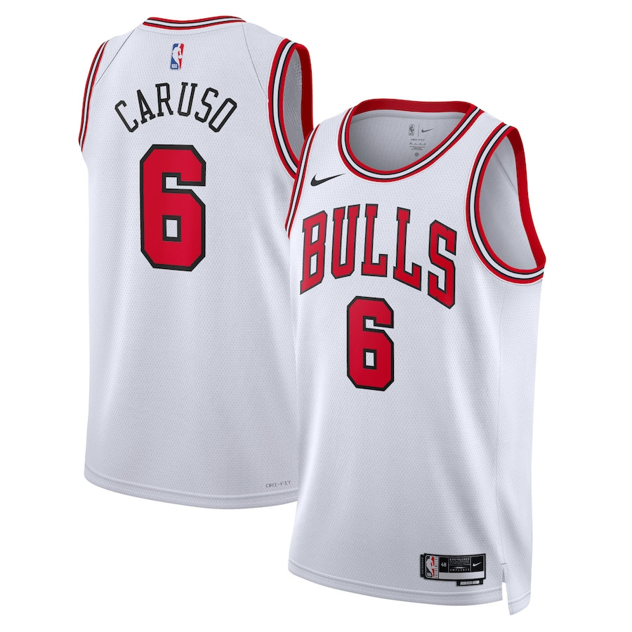Alex Caruso 6 Chicago Bulls Unisex Swingman Jersey Association Edition White