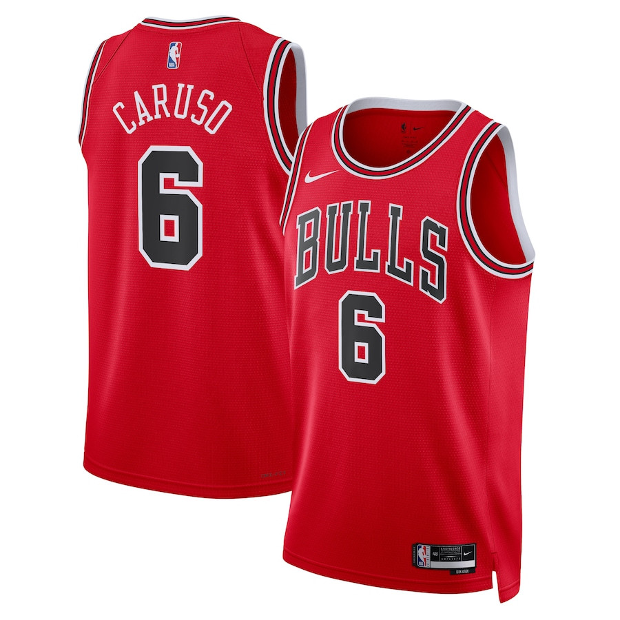 Alex Caruso 6 Chicago Bulls Unisex Swingman Jersey Icon Edition Red