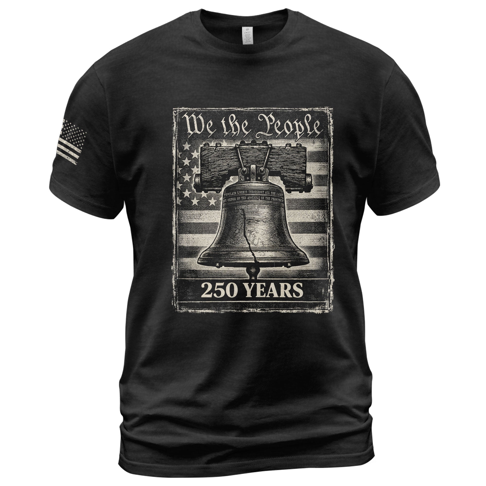 America 250th Anniversary T-Shirt 1776-2026 Liberty Bell We The People Patriotic Tee