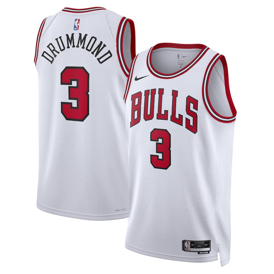 Andre Drummond 3 Chicago Bulls Unisex Swingman Jersey Association Edition White