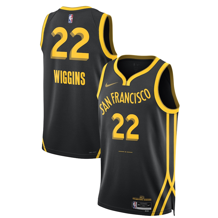 Andrew Wiggins 22 Golden State Warriors 2023/24 Swingman Jersey City Edition Unisex Black