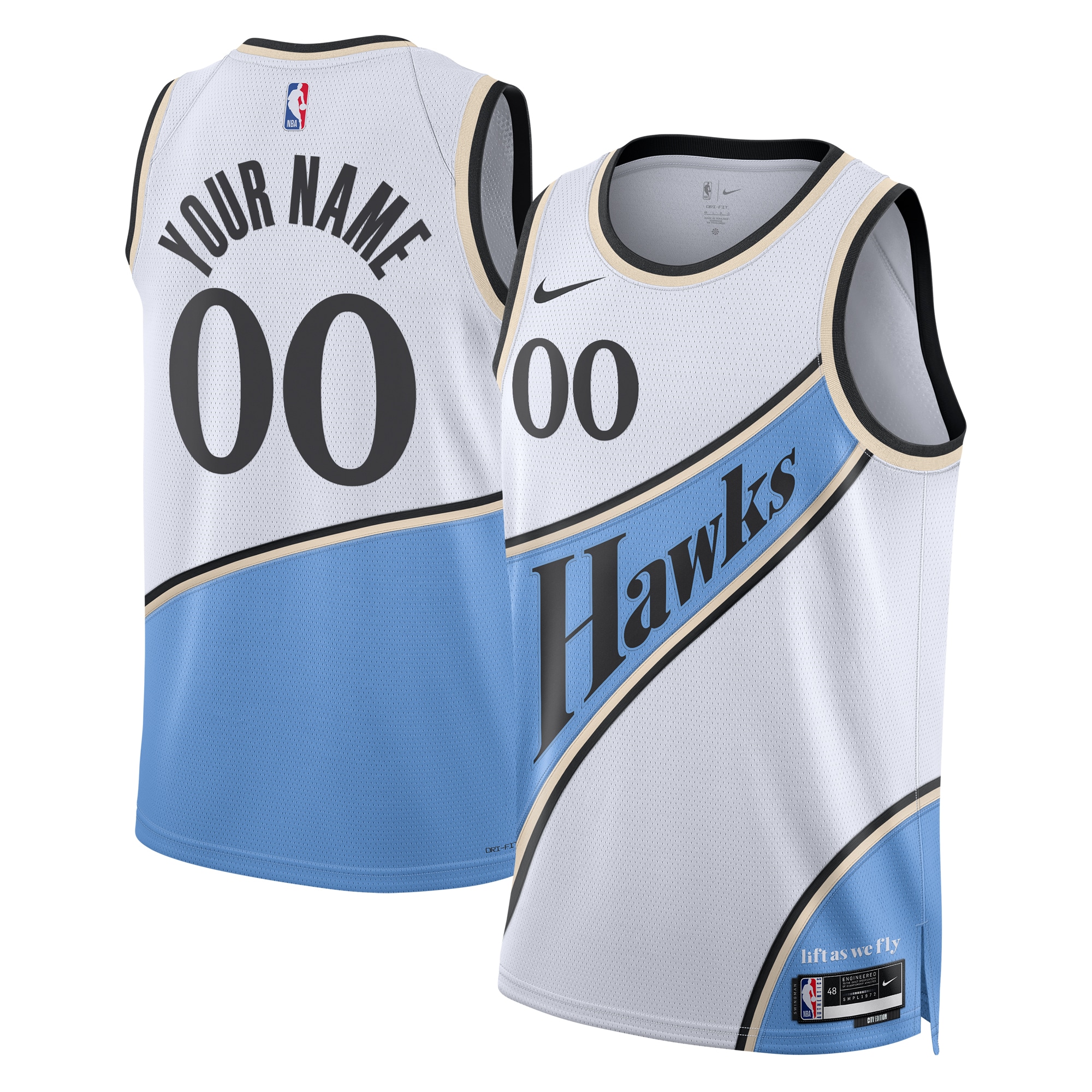 Atlanta Hawks City Edition Swingman Jersey 2024 Custom Unisex Multicolor