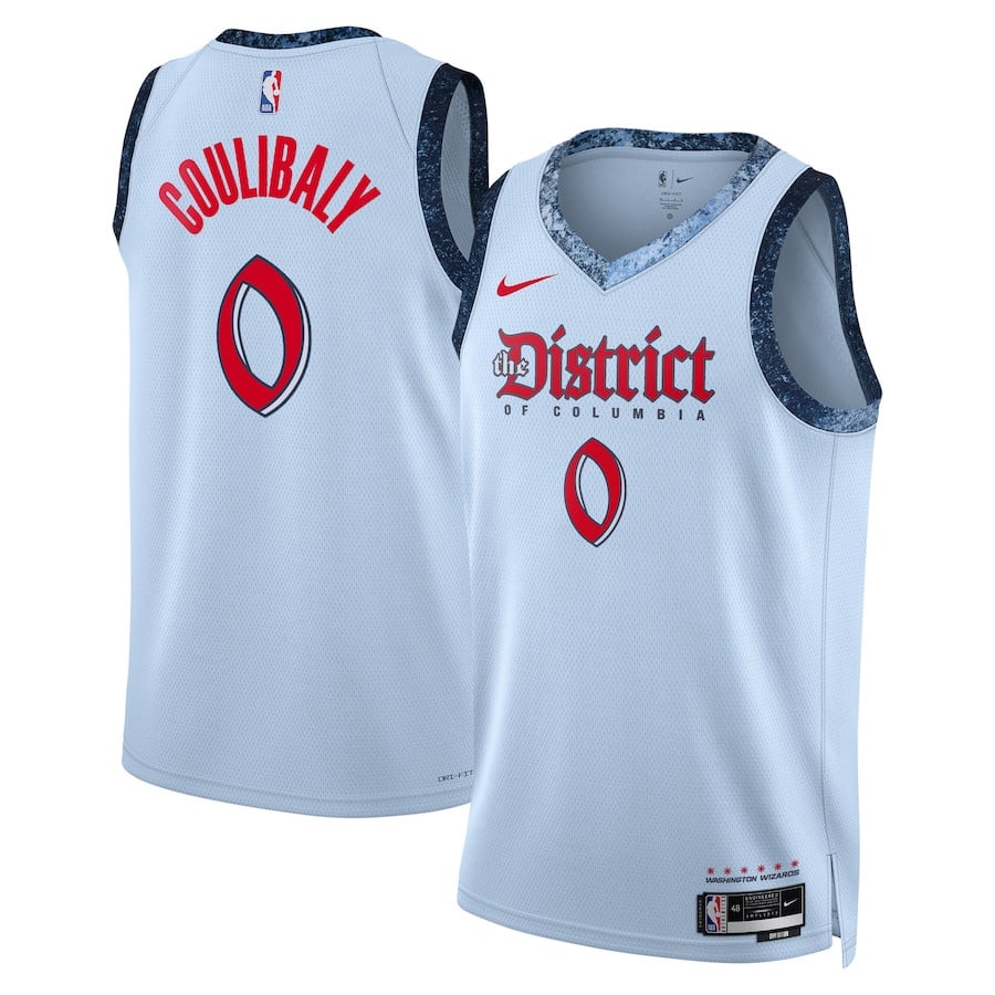 Bilal Coulibaly Washington Wizards Unisex 2024/25 City Edition Swingman Jersey Powder Blue
