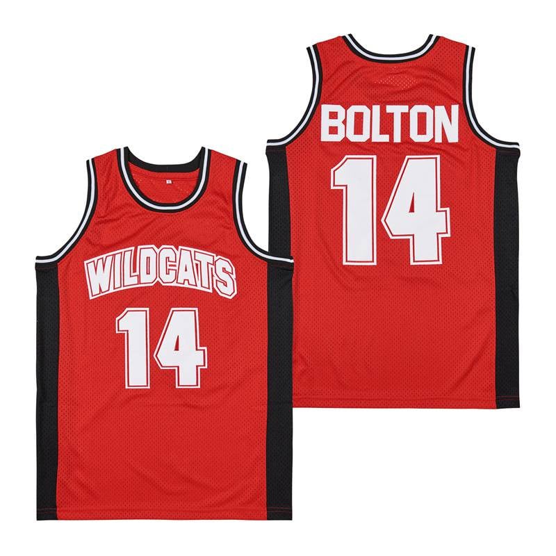 Bolton 14 Wildcats Swingman Jersey - Red Multicolor Unisex