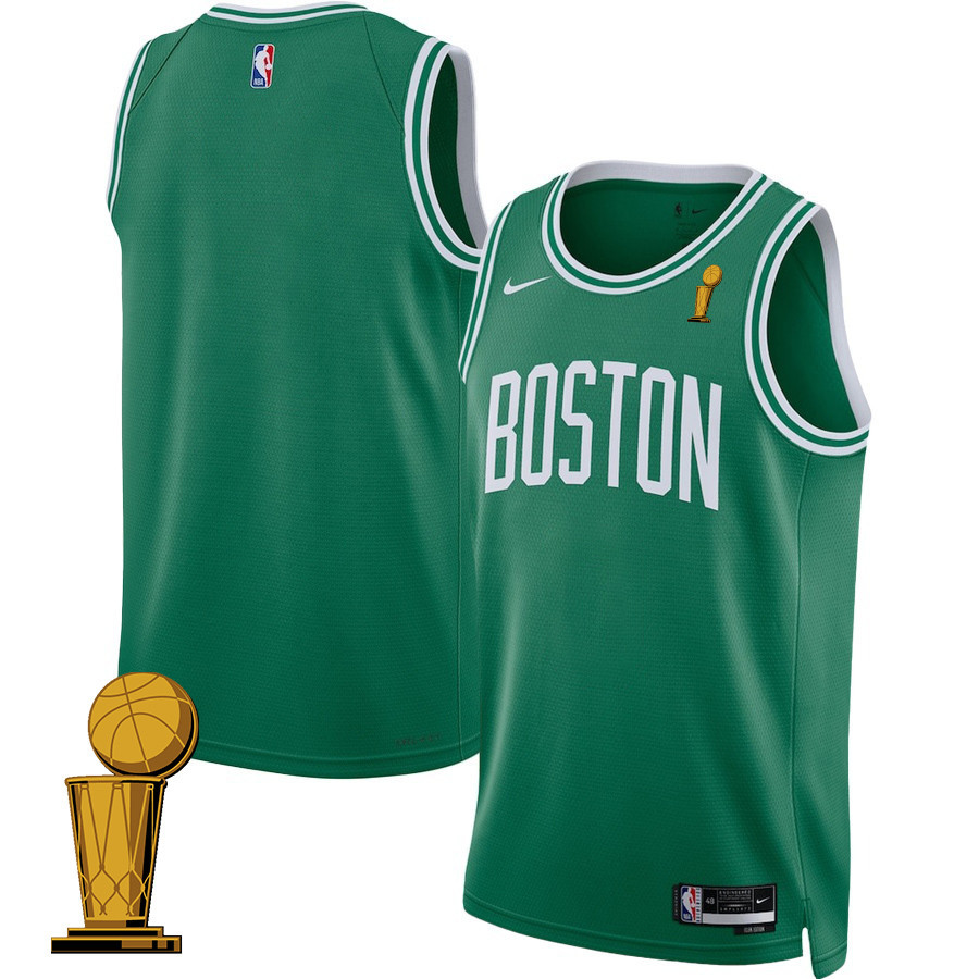 Boston Celtics 2024 Finals Champions Jersey Icon Edition Kelly Green Unisex