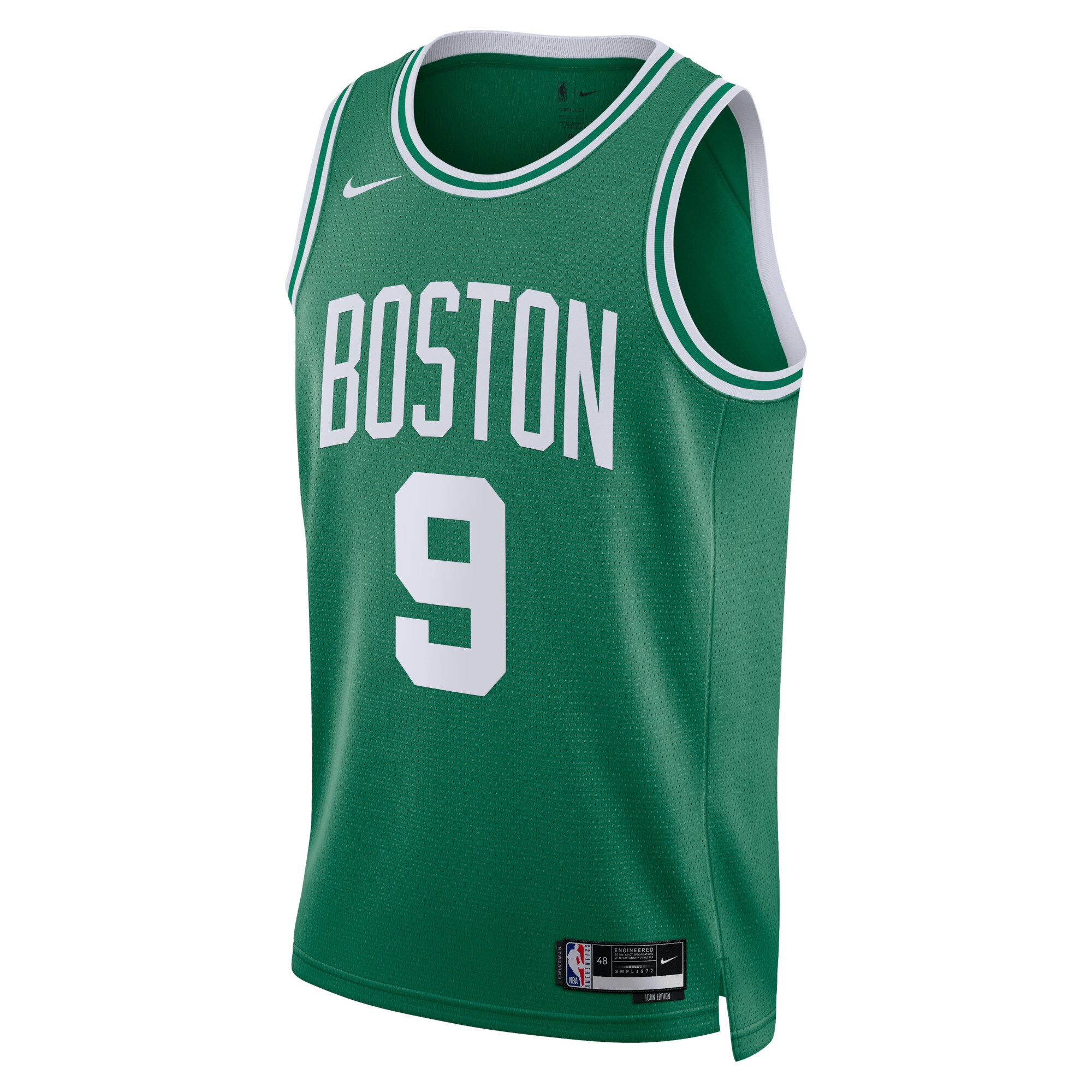 Boston Celtics Icon Edition Swingman Jersey Kelly Green White Derrick Unisex