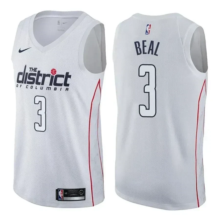 Bradley Beal Wizards City Edition White NBA Jersey - Male S-3XL