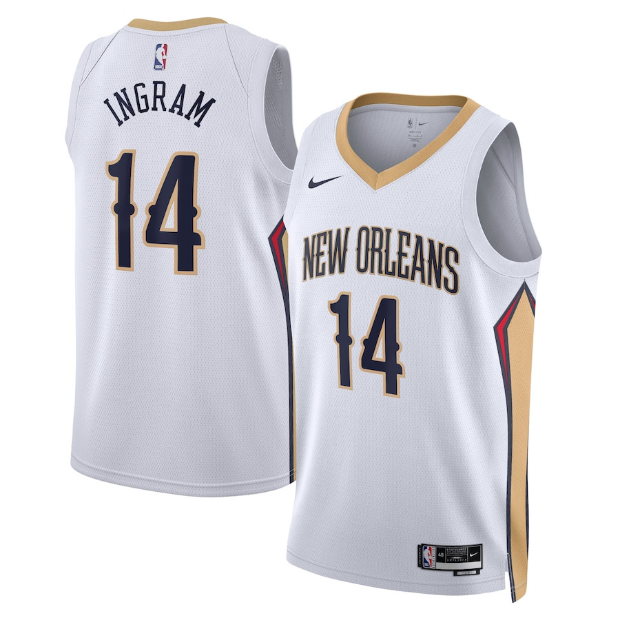 Brandon Ingram 14 New Orleans Pelicans Unisex Swingman Jersey Association Edition White