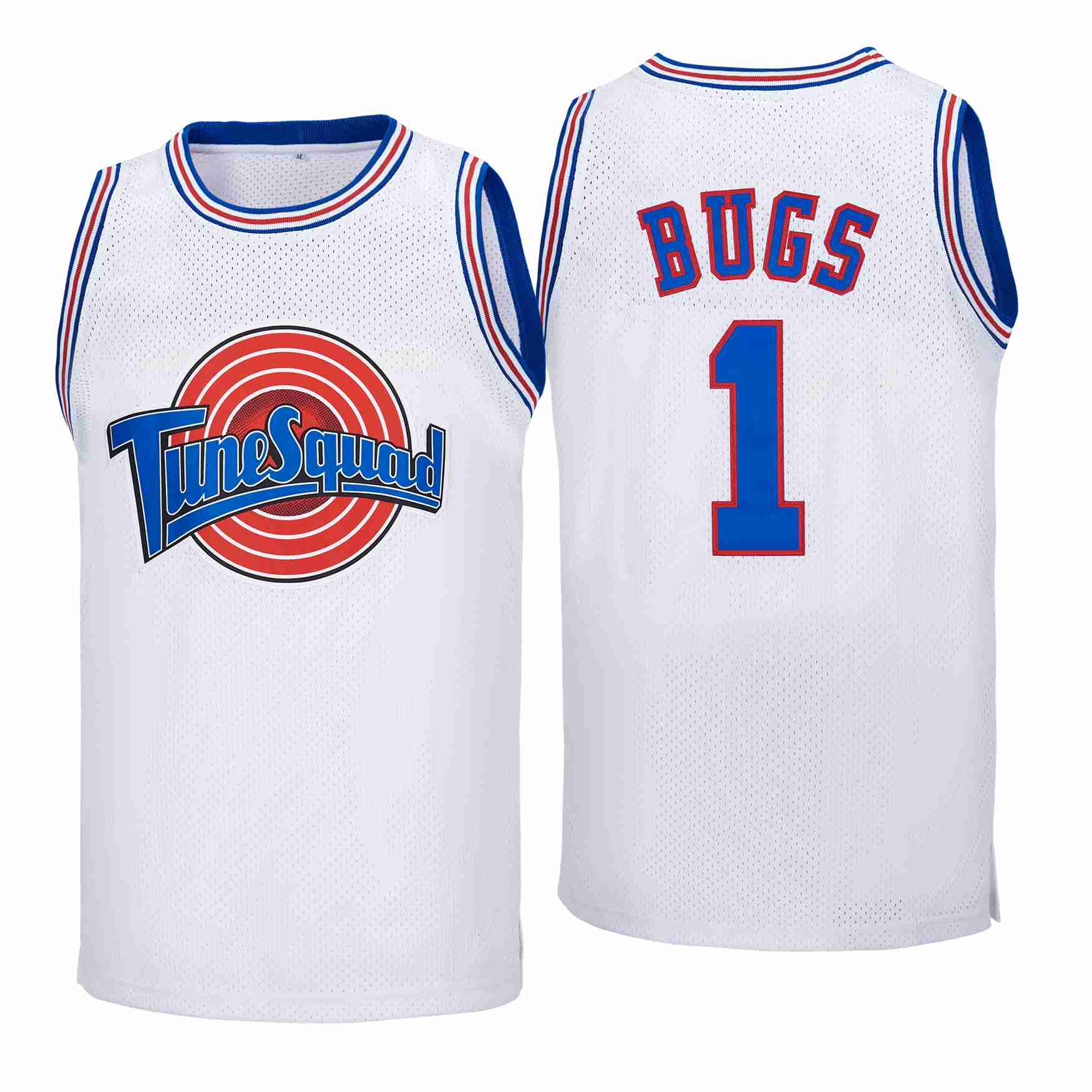 Bugs 1 Tune Squad Space Jam Swingman Jersey White Multicolor Unisex