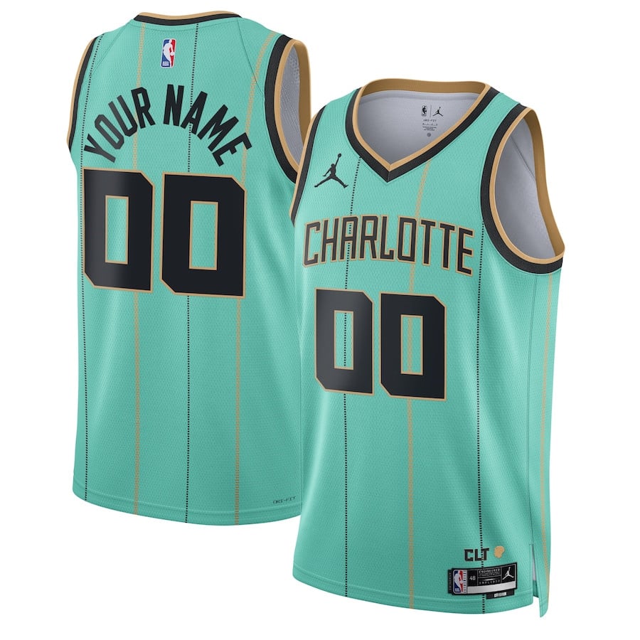 Charlotte Hornets Unisex 2024/25 Custom Swingman Jersey City Edition Mint