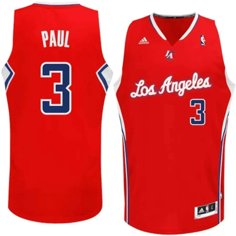 Chris Paul LA Clippers Swingman Road Jersey Red Multicolor Unisex Adult