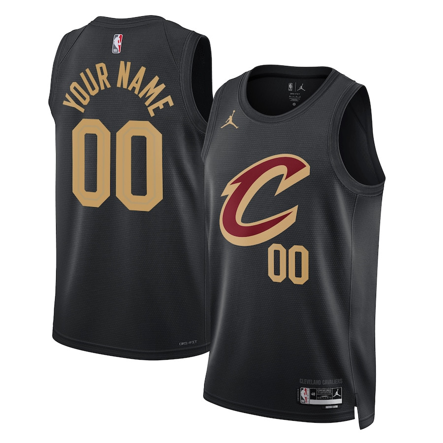 Cleveland Cavaliers 2023/24 Statement Swingman Custom Men Jersey Black
