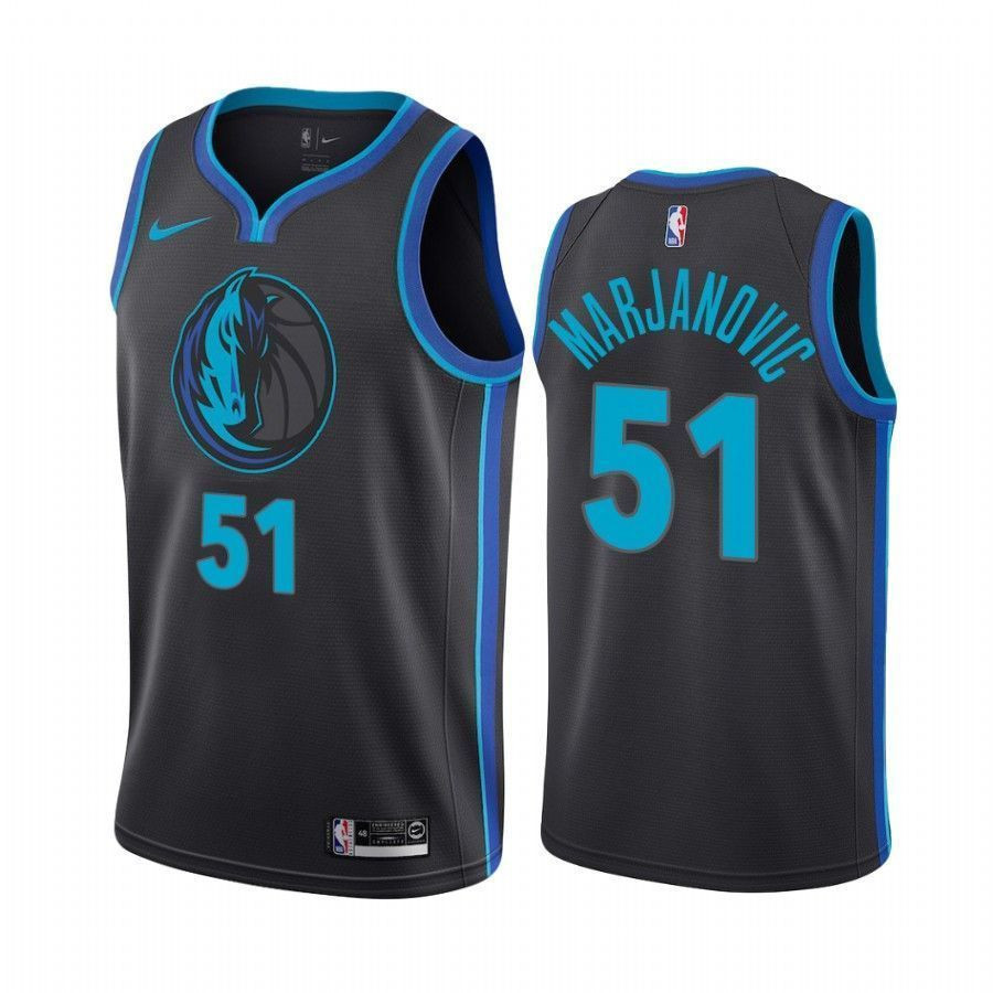 Dallas Mavericks Boban Marjanovic #51 City Edition Men's Basketball Jersey - Multicolor