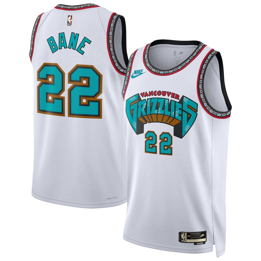 Desmond Bane 22 Memphis Grizzlies Unisex 2024/25 Swingman Jersey White Classic Edition
