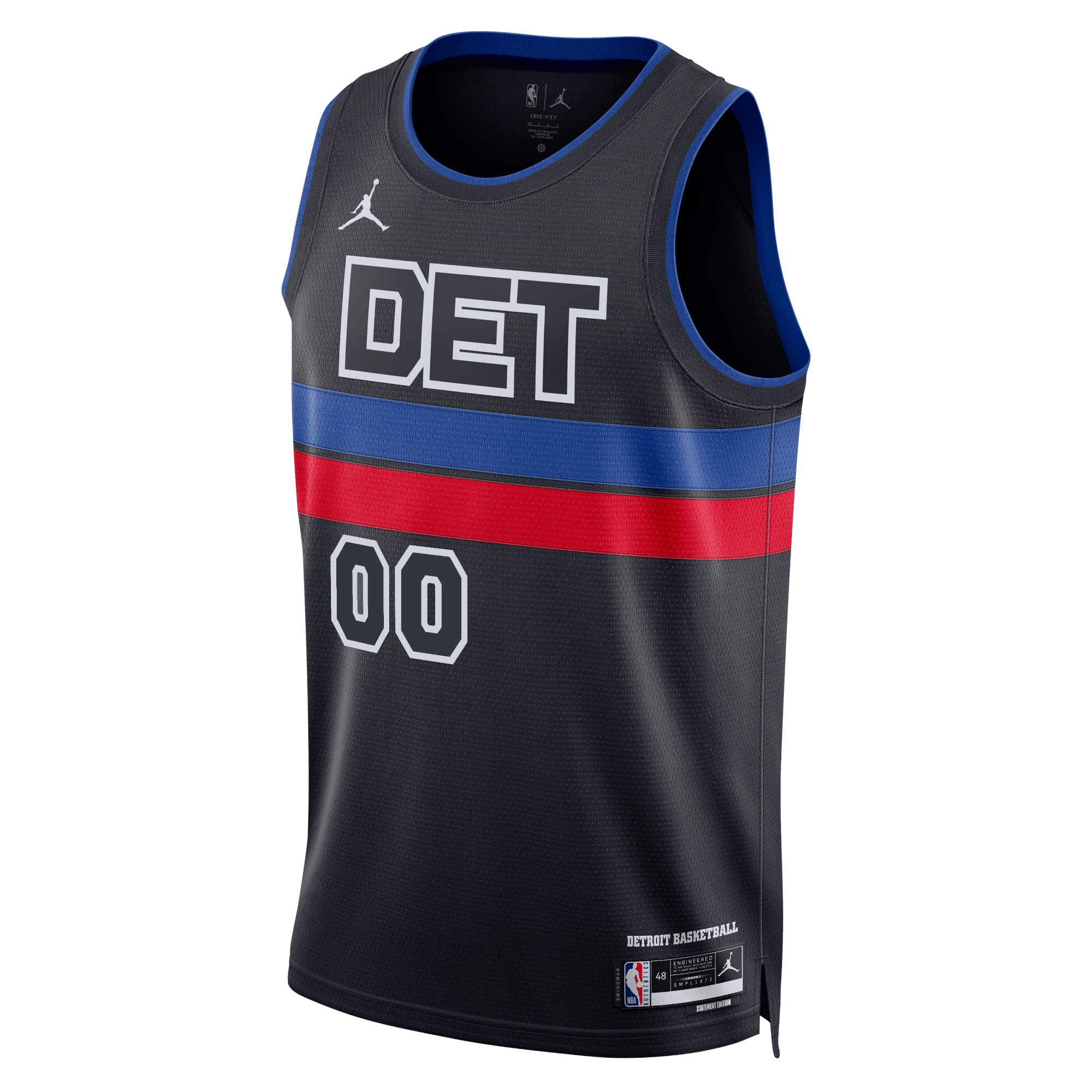 Detroit Pistons Jordan Statement Swingman Custom Jersey Unisex Multicolor