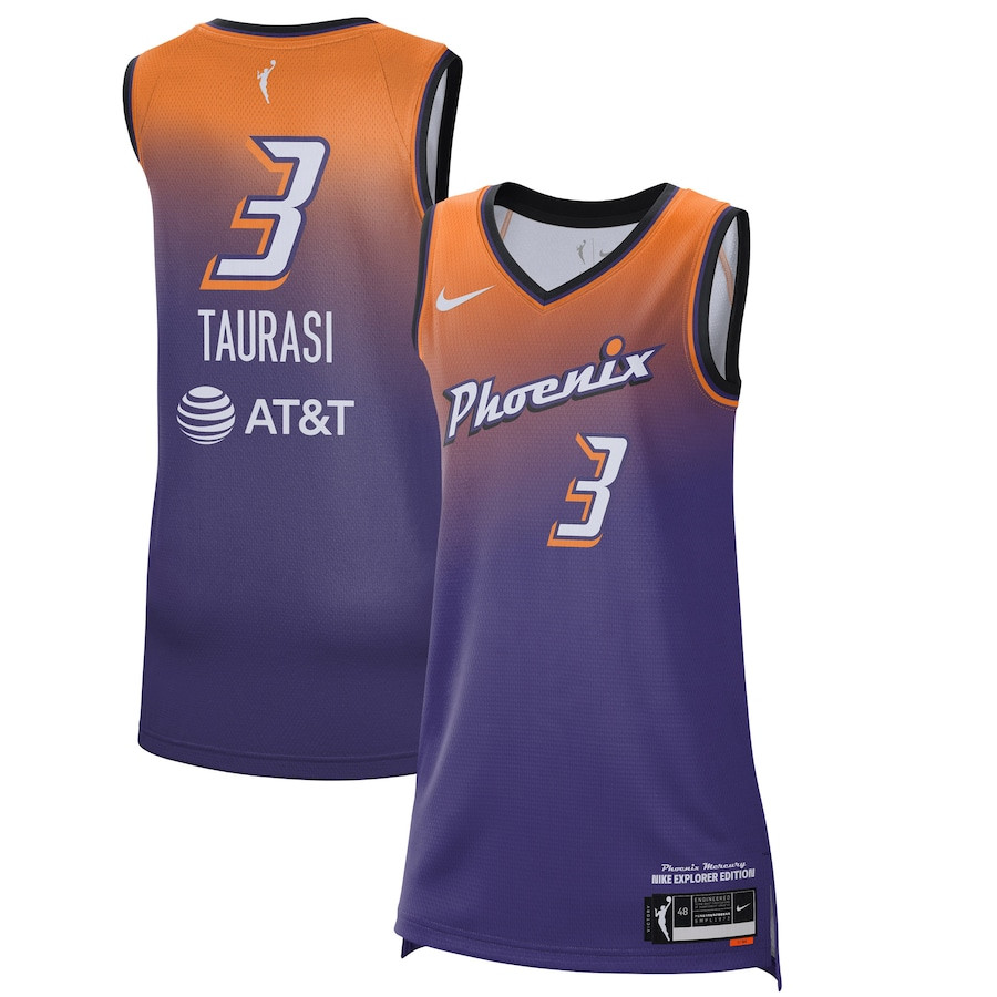 Diana Taurasi 3 Phoenix Mercury Explorer Edition Jersey Purple Unisex