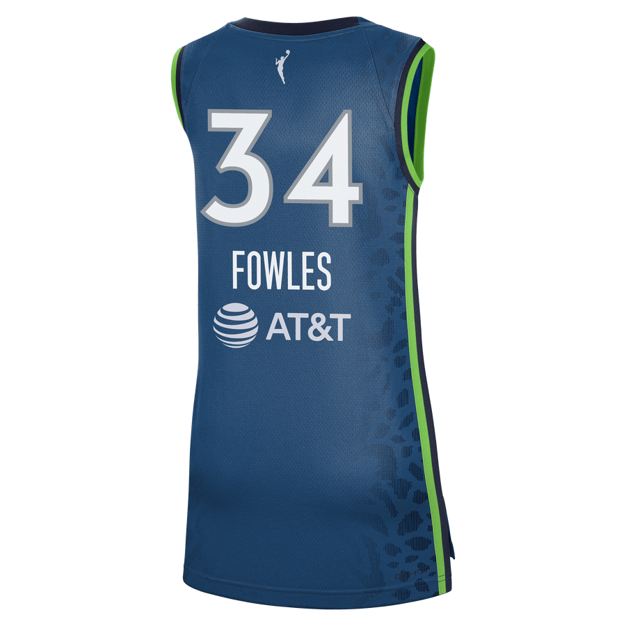 Fowles 34 Minnesota Lynx Explorer Jersey - Blue Unisex
