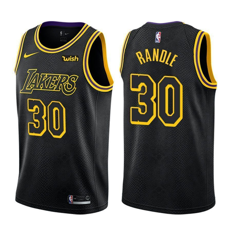 Lakers Julius Randle 30 City Edition Black Jersey Unisex Adult Sizes S-3XL