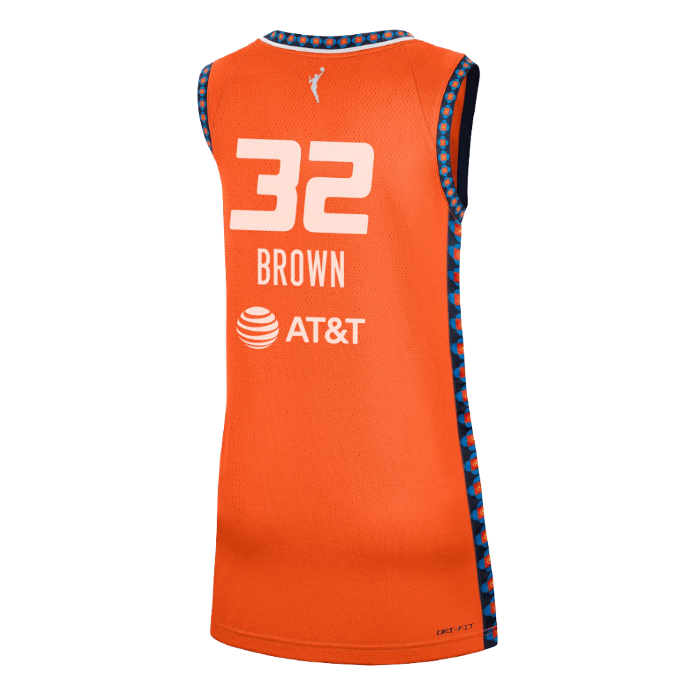 Leigha Brown Connecticut Sun 2024 Explorer Edition Victory Unisex Jersey Orange Multicolor Sizes S-3XL