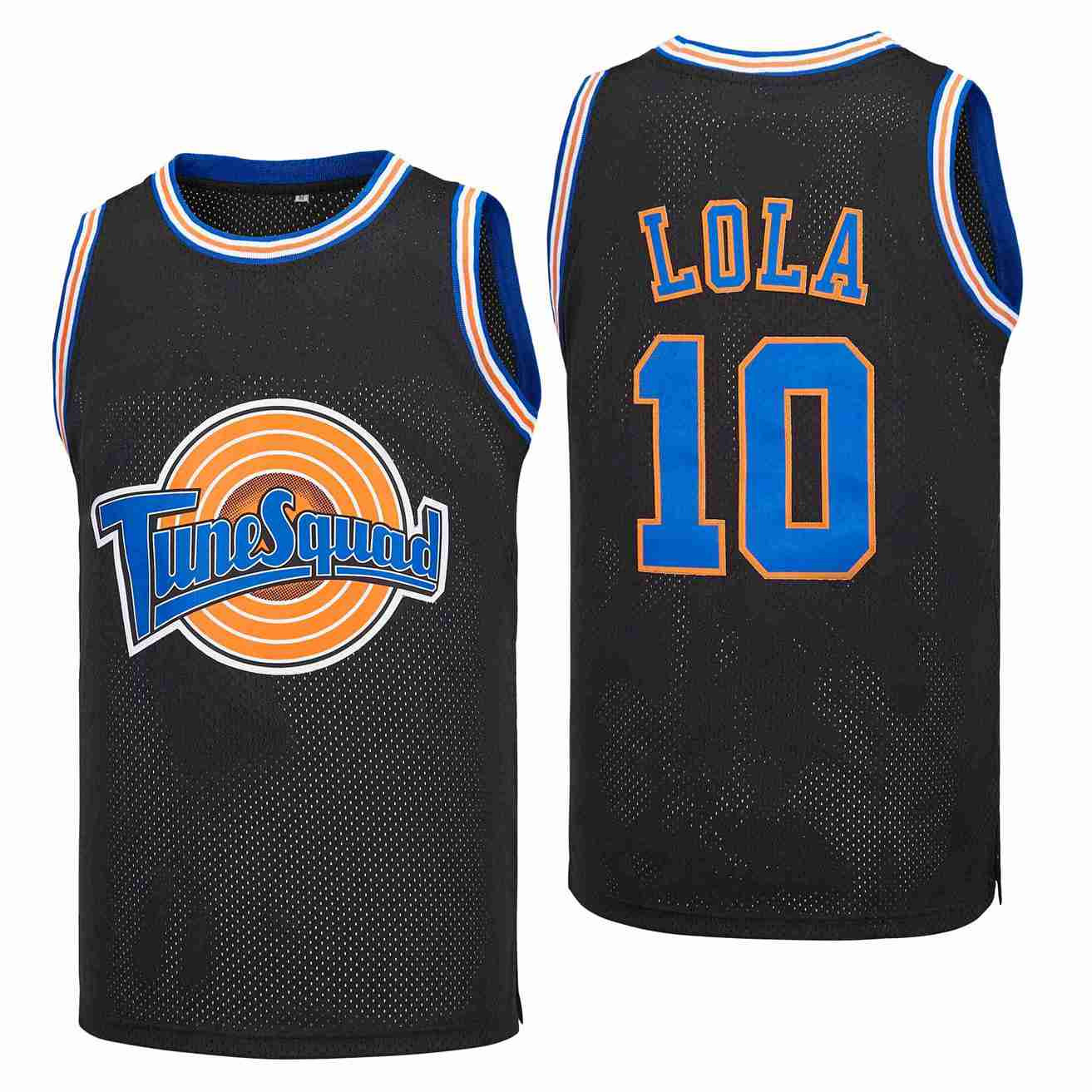Lola 10 Tune Squad Space Jam Swingman Jersey Black Multicolor Unisex