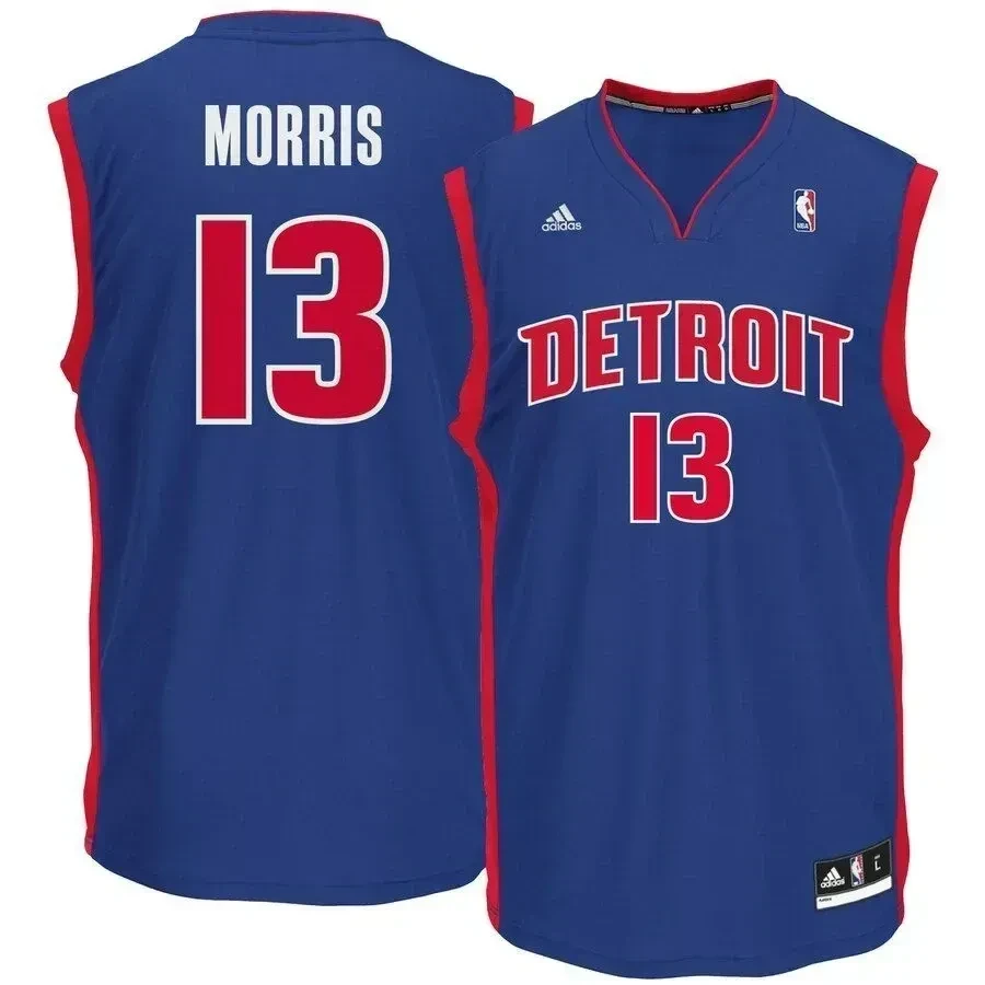 Marcus Morris Detroit Pistons Road Jersey Royal Blue - Unisex Adult