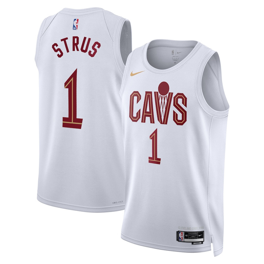 Max Strus Cleveland Cavaliers Unisex Swingman Jersey Association Edition White
