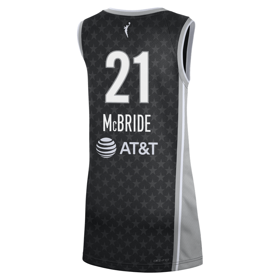 McBride 21 Minnesota Lynx Rebel Jersey Black Unisex - Adult Sizes S-3XL