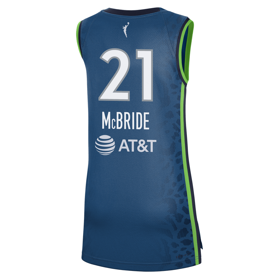 McBrigde 21 Minnesota Lynx Explorer Jersey Unisex Blue Multi Color