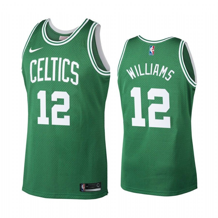 Men's Boston Celtics Grant Williams #12 Green Hardwood Classics Jersey