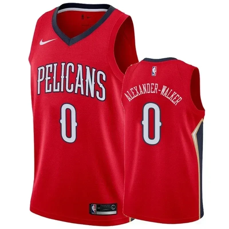 Men's New Orleans Pelicans Nickeil Alexander-Walker #0 State Jersey Multicolor