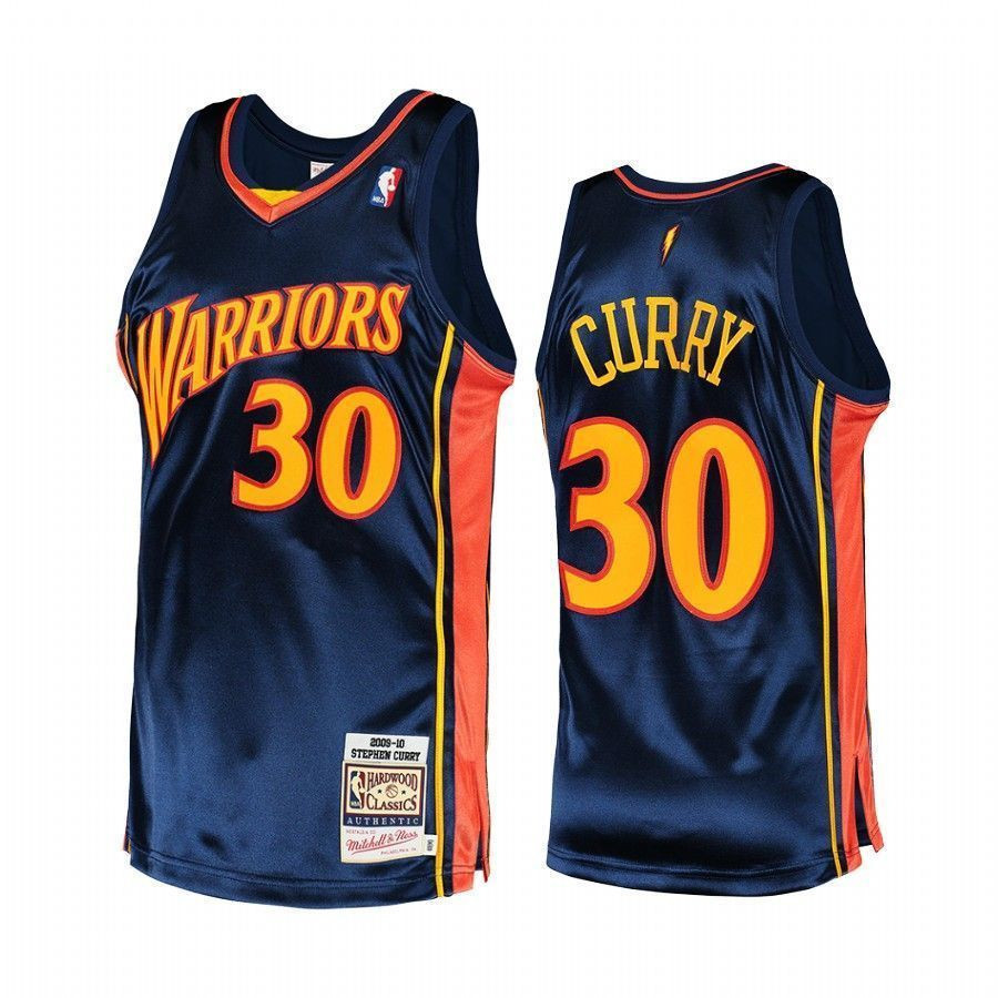 Men's Warriors Stephen Curry 30 2009 Hardwood Classics Jersey Multicolor