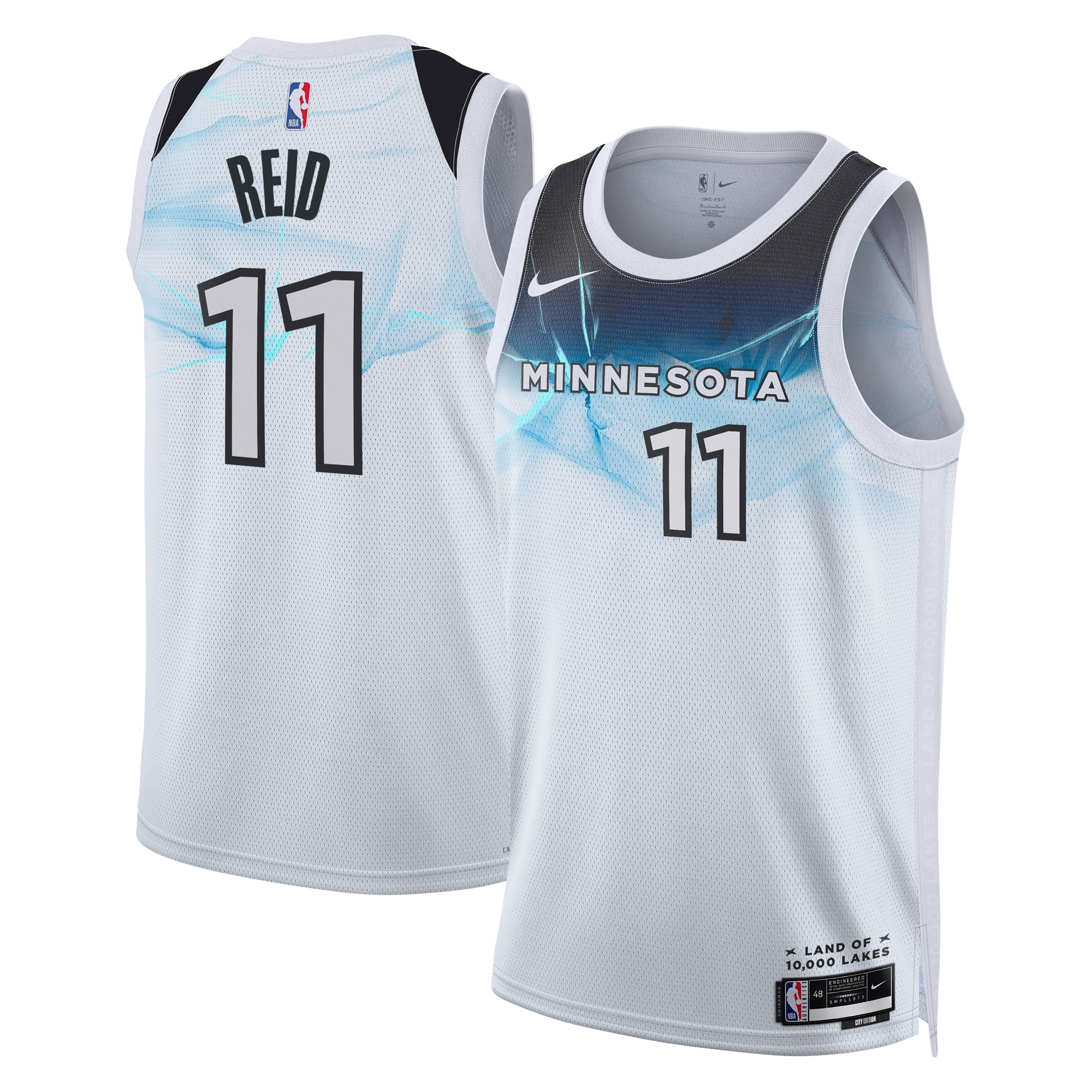 Minnesota Timberwolves 2024 City Edition Swingman Jersey Naz Reid White Unisex