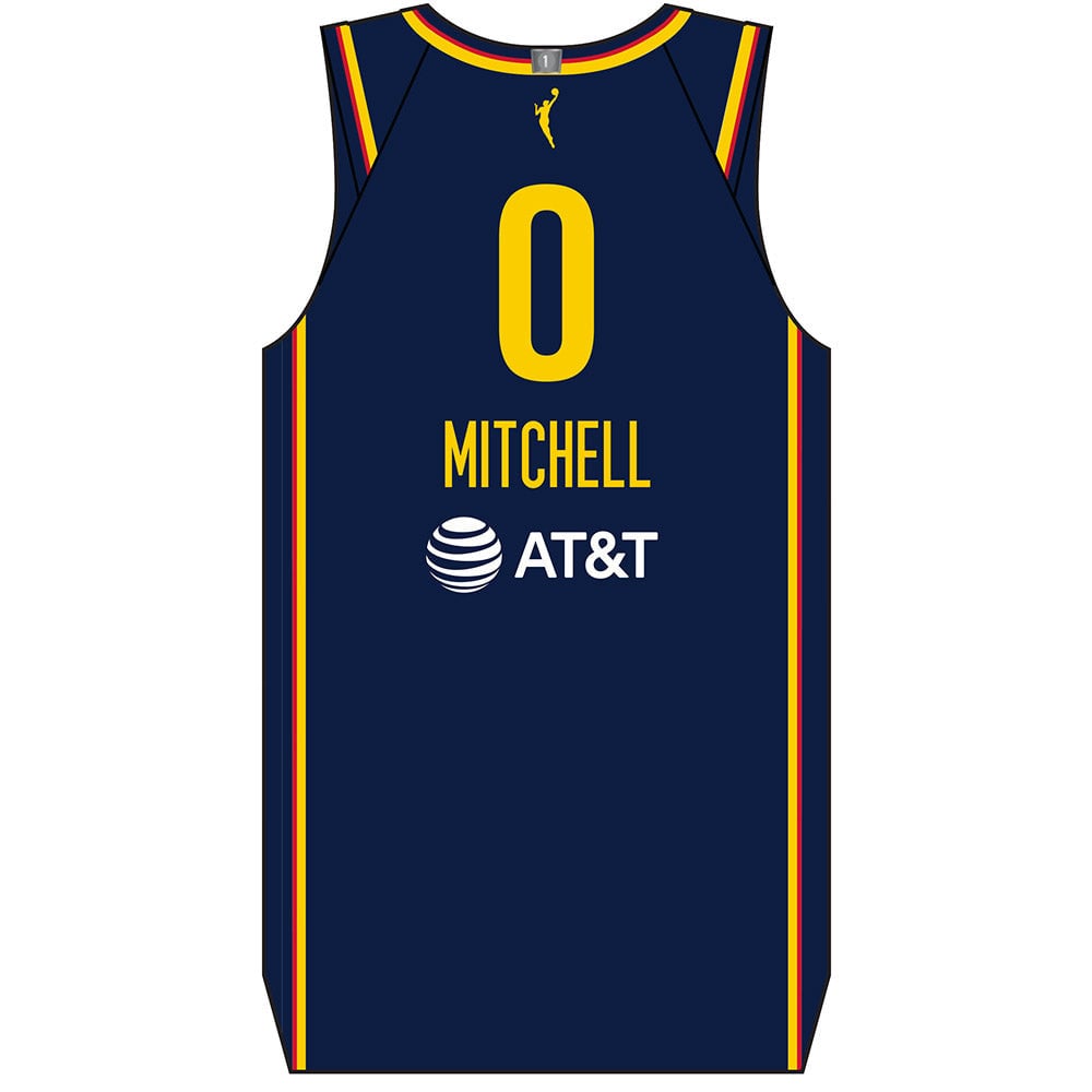 Mitchell & Ness Indiana Fever Explorer Swingman Jersey Navy Unisex Adult