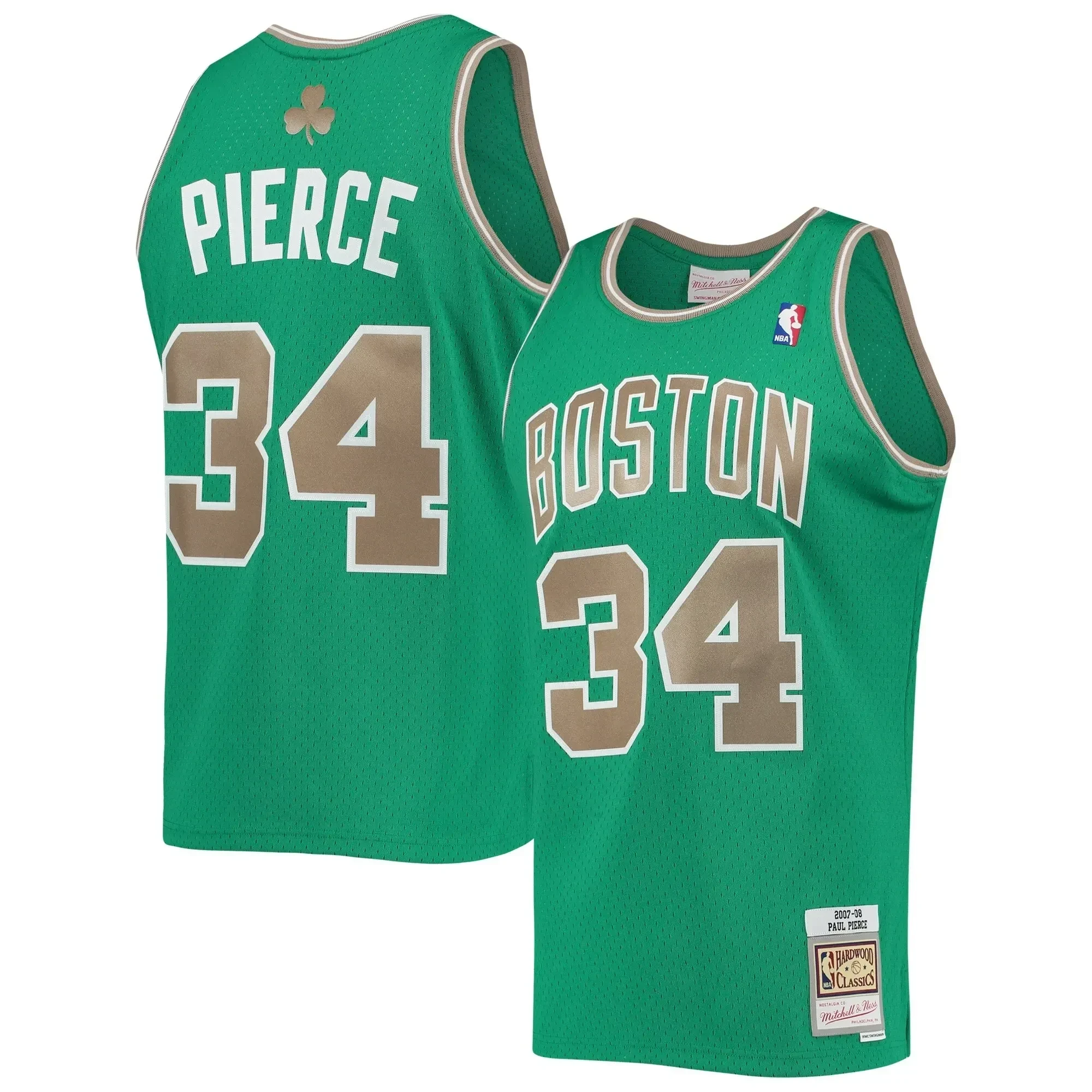 Paul Pierce Boston Celtics Mitchell & Ness Hardwood Classics Swingman Jersey Kelly Green