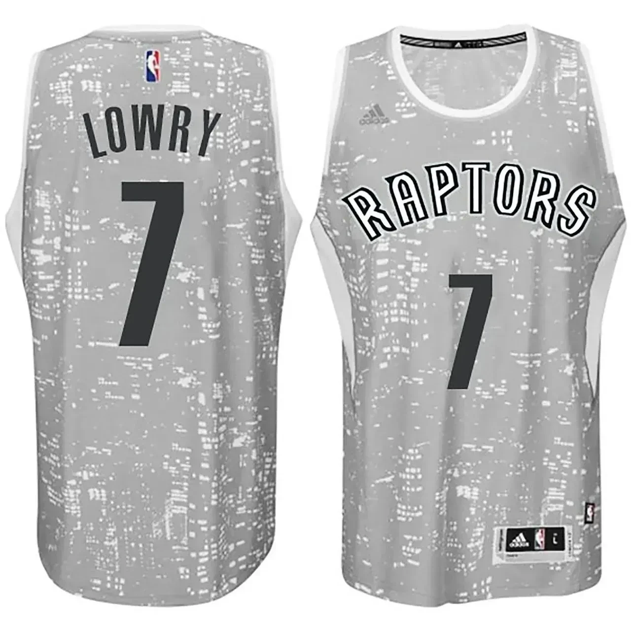 Raptors Kyle Lowry #7 City Edition Black Jersey Mens S-3XL