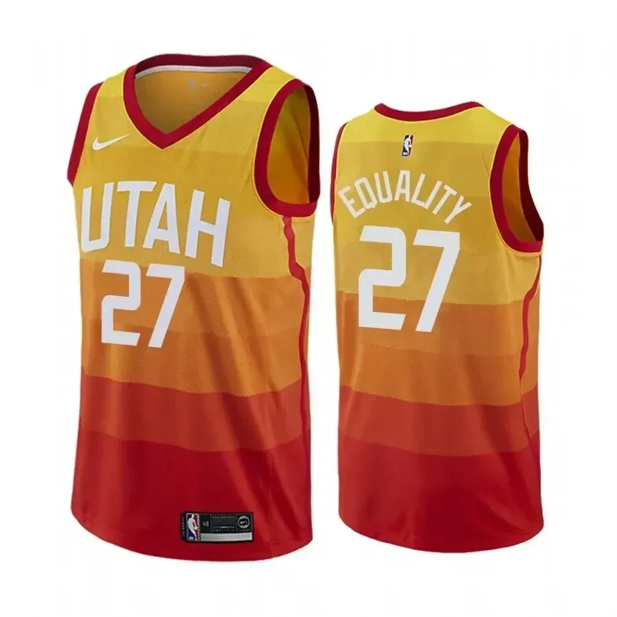 Rudy Gobert Equality Jazz City Multicolor Unisex Jersey - 100% Polyester