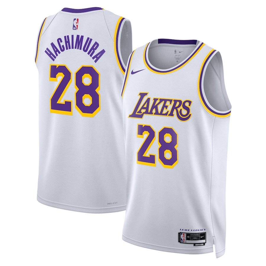 Rui Hachimura 28 Los Angeles Lakers Unisex Swingman Jersey Association Edition White