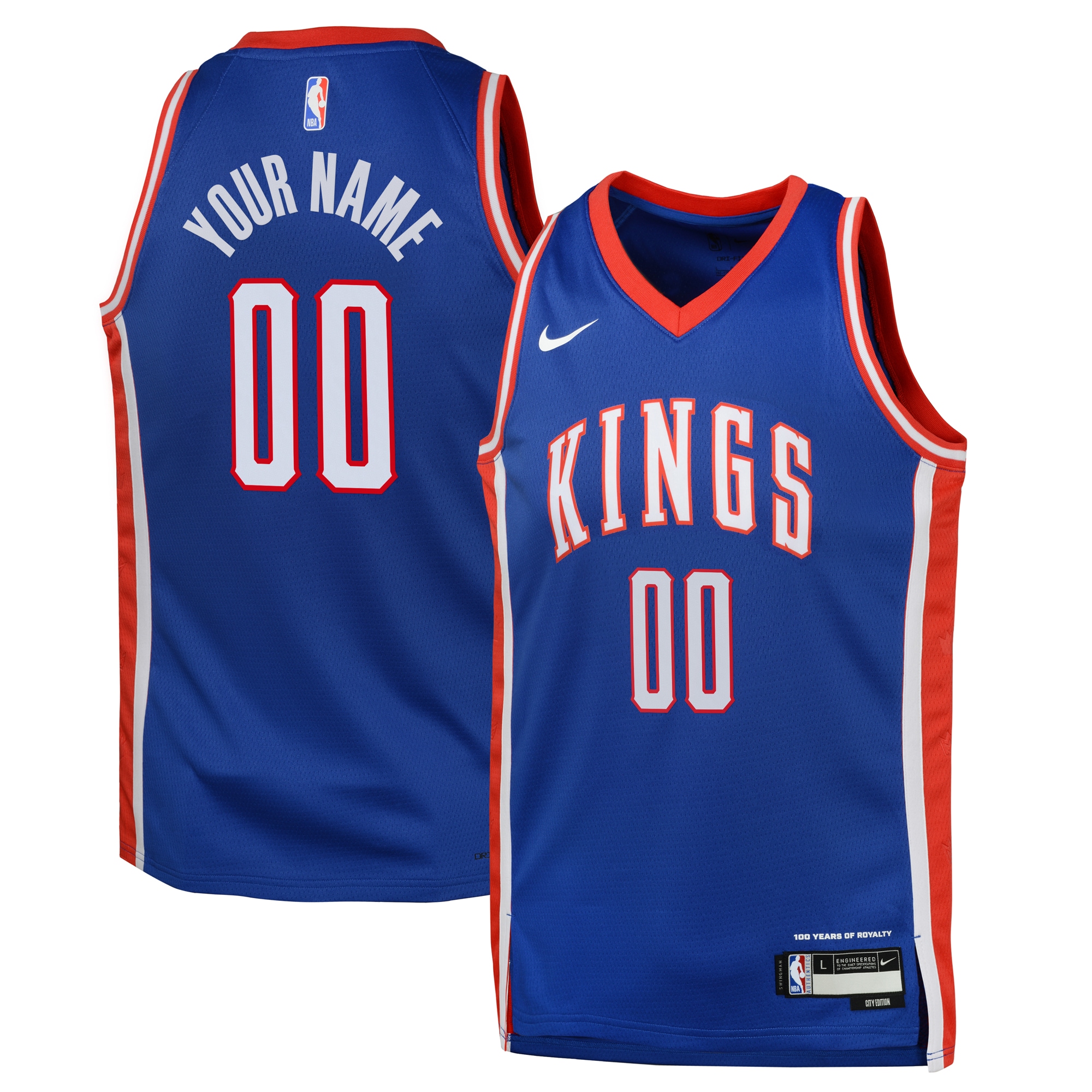 Sacramento Kings City Edition Swingman Jersey 2024 Custom Youth Multicolor