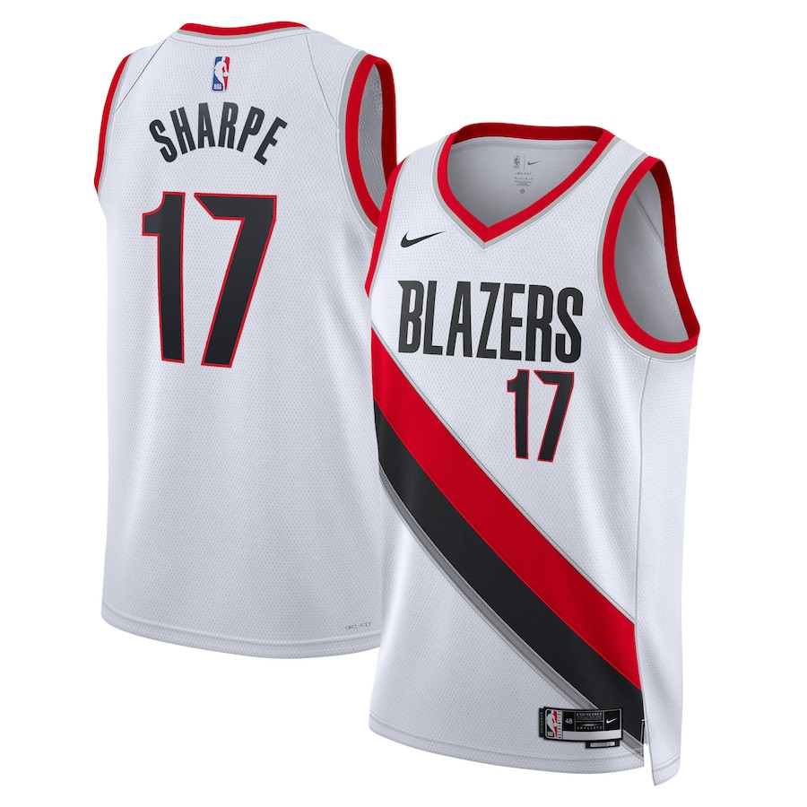 Shaedon Sharpe 17 Portland Trail Blazers Unisex Swingman Jersey Association Edition White