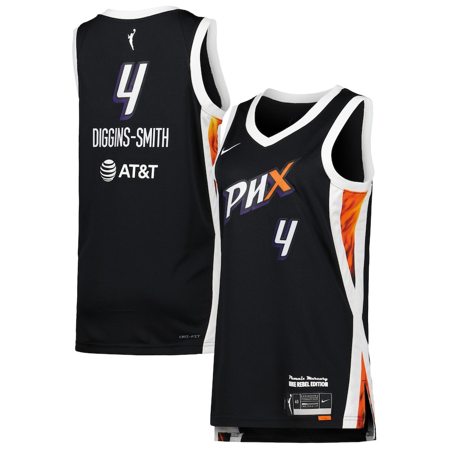 Skylar Diggins-Smith Phoenix Mercury Rebel Edition Swingman Jersey Black Unisex