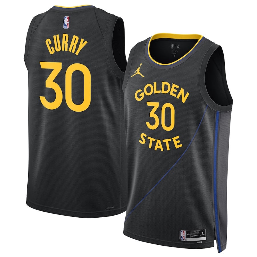 Stephen Curry 30 Golden State Warriors 2024/25 Unisex Swingman Jersey Statement Edition Black