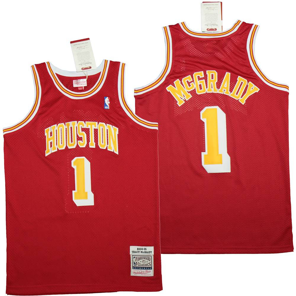 Tracy McGrady Houston Rockets Swingman Jersey Red Unisex Adult Sizes S-3XL
