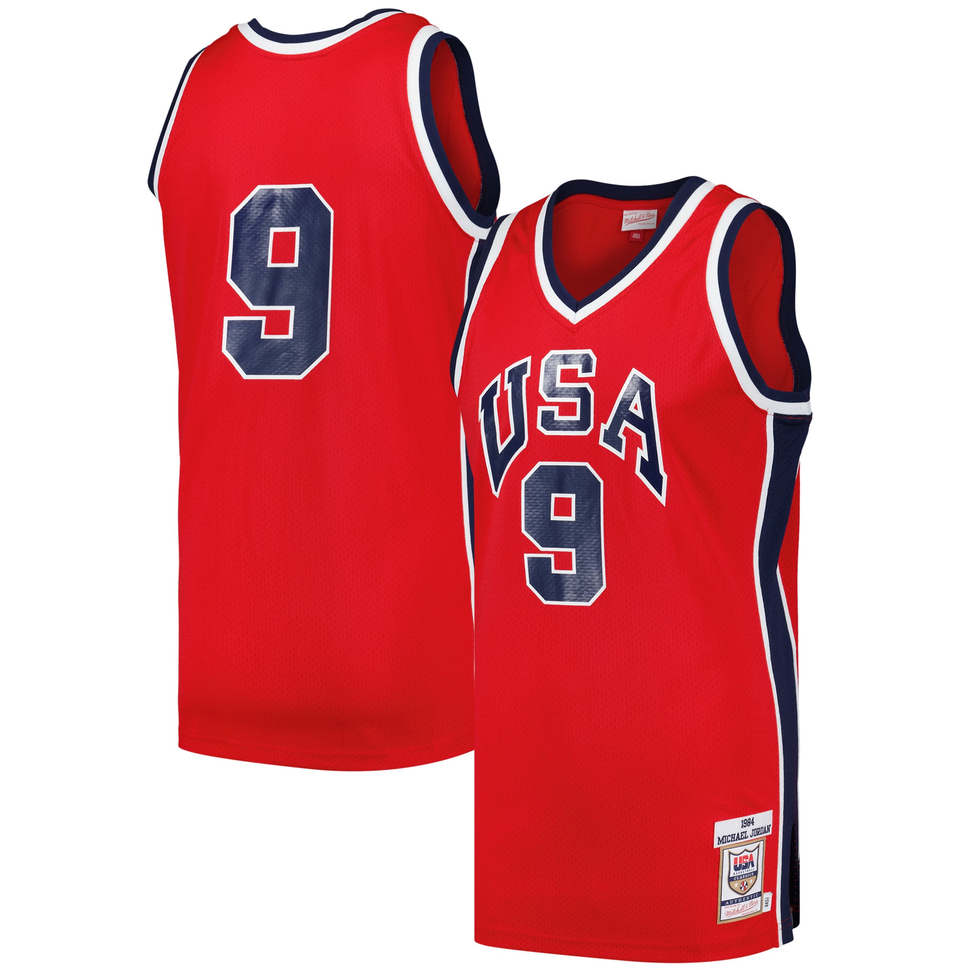 USA Michael Jordan Team USA 1984 Multicolor Jersey Unisex Adult S-3XL