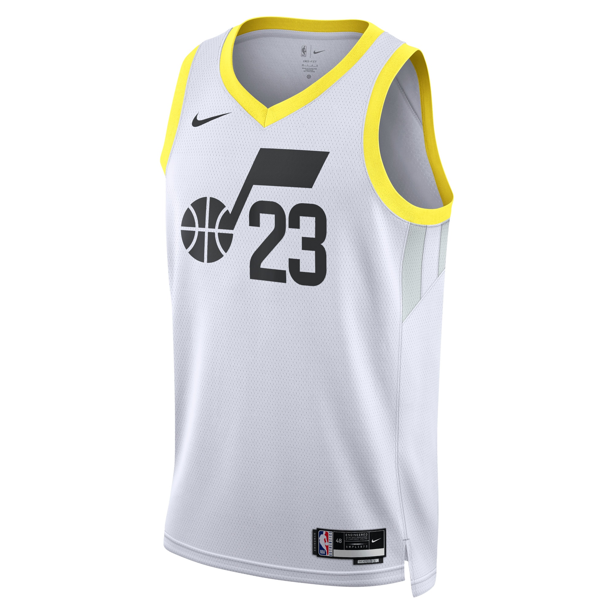 Utah Jazz Association Edition Swingman Jersey Lauri Markkanen - White - Unisex