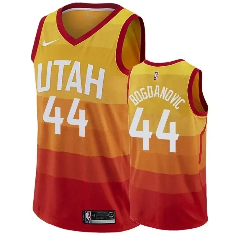 Utah Jazz Bojan Bogdanovic #44 City Edition Men's Basketball Jersey
