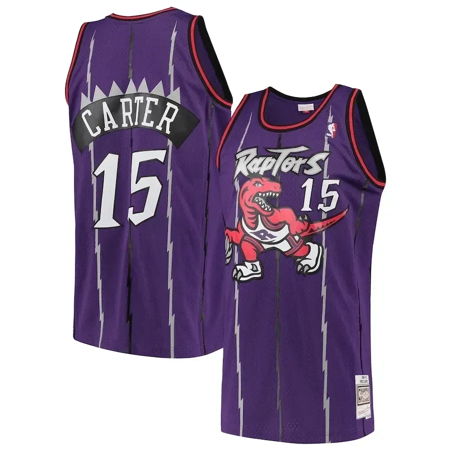Vince Carter Toronto Raptors Mitchell & Ness Hardwood Classics Swingman Jersey Purple