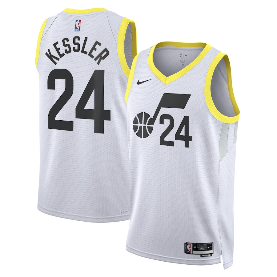 Walker Kessler 24 Utah Jazz Unisex Swingman Jersey Association Edition White
