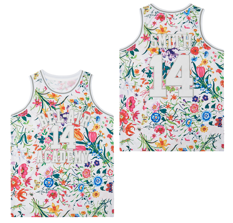 Will Smith 14 Bel-Air Academy Swingman Jersey Floral Multicolor Unisex
