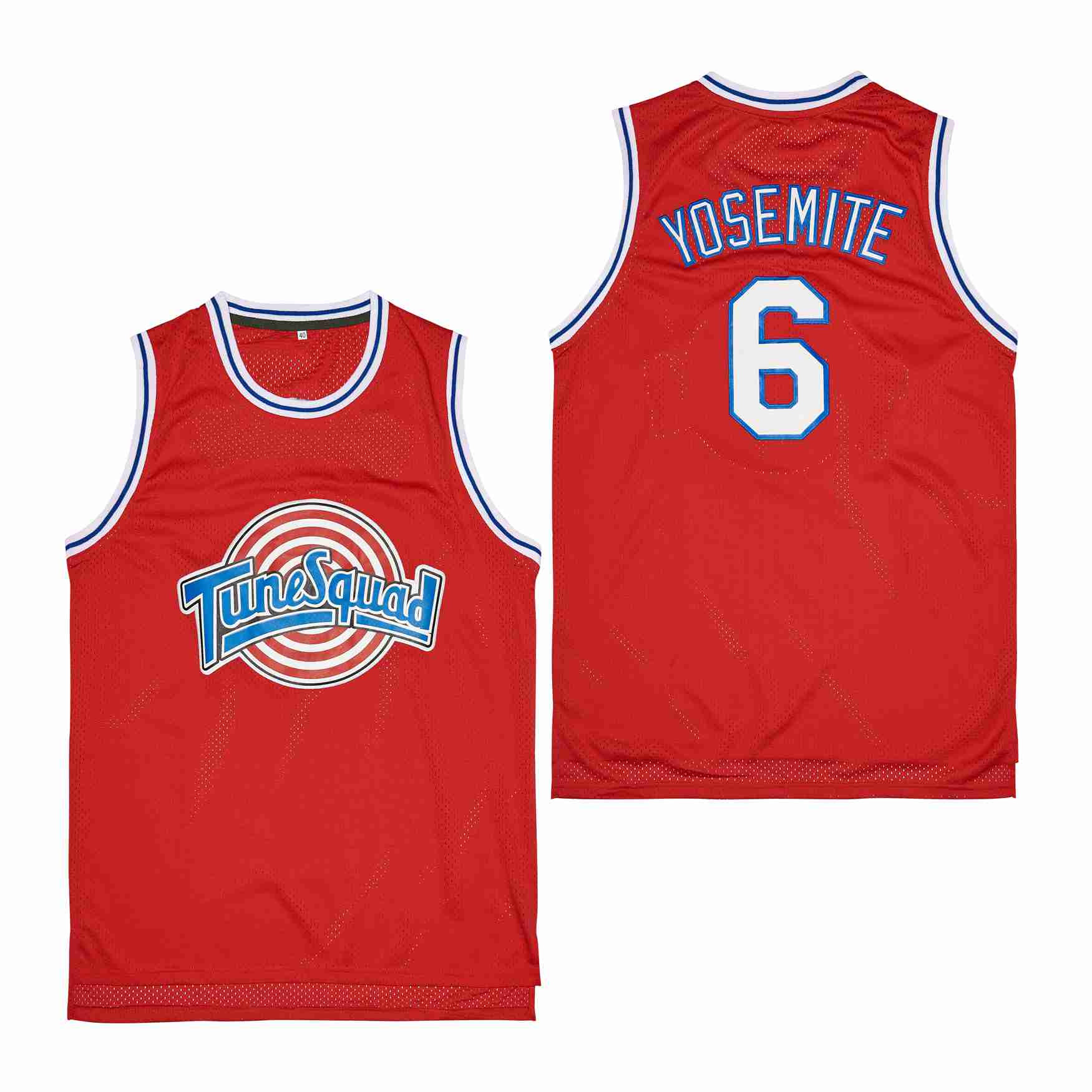 Yosemite 6 Tune Squad Space Jam Swingman Jersey Red Multicolor Unisex